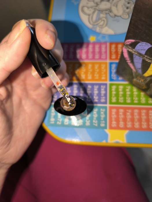 Фотография покупателя товара УЦЕНКА Гель-лак для ногтей 3-х фазный LED/UV 8мл MILK GLITTER (06) - Фото 3