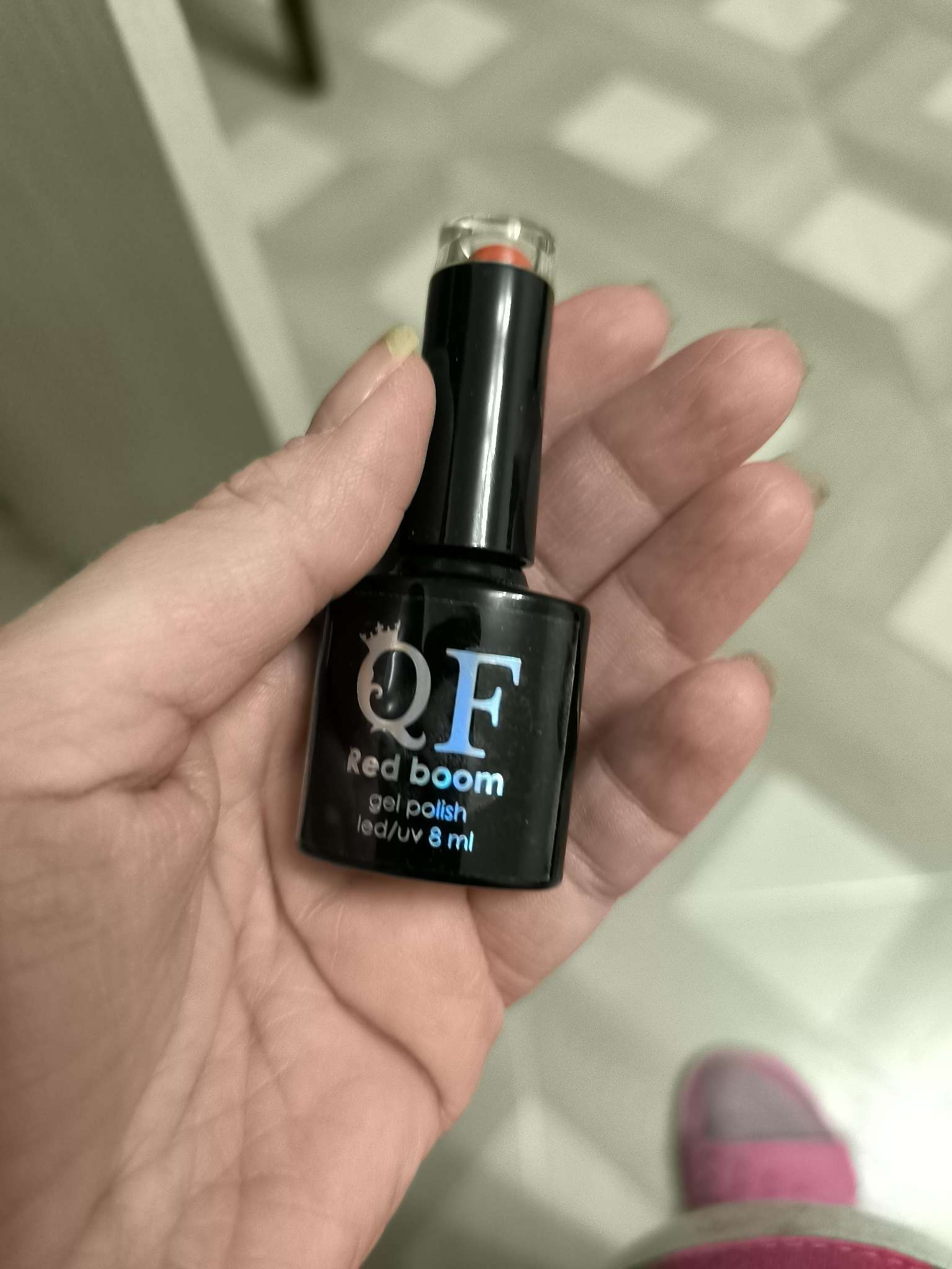 Фотография покупателя товара Гель лак для ногтей, с блёстками, трехфазный, 8 мл, LED/UV, красный (85) - Фото 7