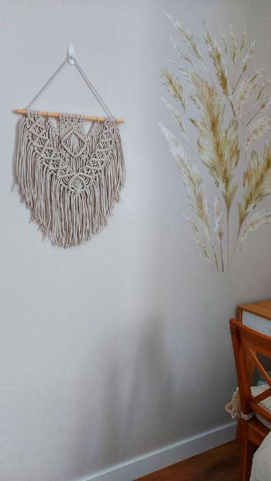 Фотография покупателя товара Шнур для вязания 100% хлопок, ширина 5 мм 100м/450гр (сиреневый) - Фото 1