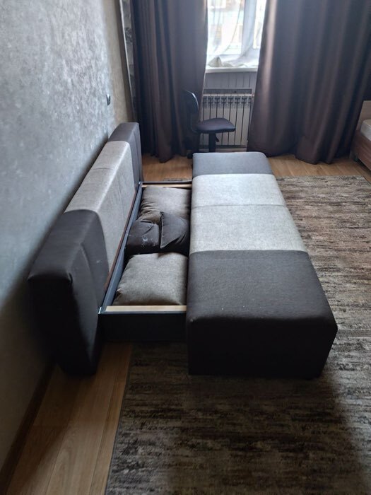 Фотография покупателя товара Диван раскладной ROYSE, 1950×640×800 мм, обивка coffee/dark gold - Фото 33