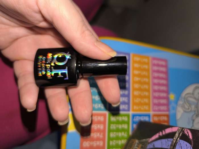 Фотография покупателя товара Гель лак для ногтей, молочный, с поталью, трехфазный, 8 мл, LED/UV, белый, золотистый (03) - Фото 6