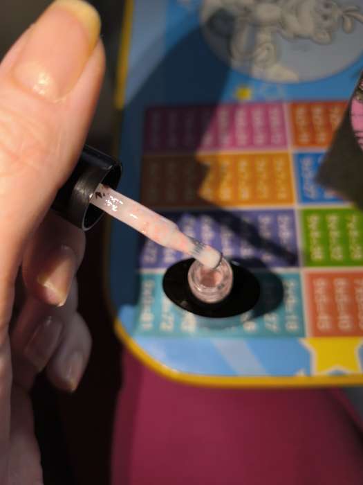 Фотография покупателя товара Гель лак для ногтей, молочный, с поталью, трехфазный, 8 мл, LED/UV, белый, золотистый (03) - Фото 5