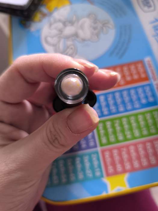 Фотография покупателя товара Гель лак для ногтей, с поталью, трехфазный, 8 мл, LED/UV, белый (043) - Фото 1