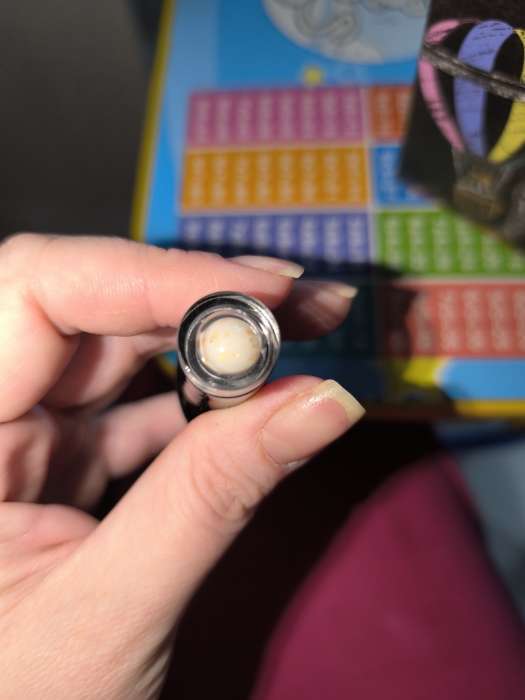 Фотография покупателя товара Гель лак для ногтей, молочный, с поталью, трехфазный, 8 мл, LED/UV, белый, золотистый (03) - Фото 2