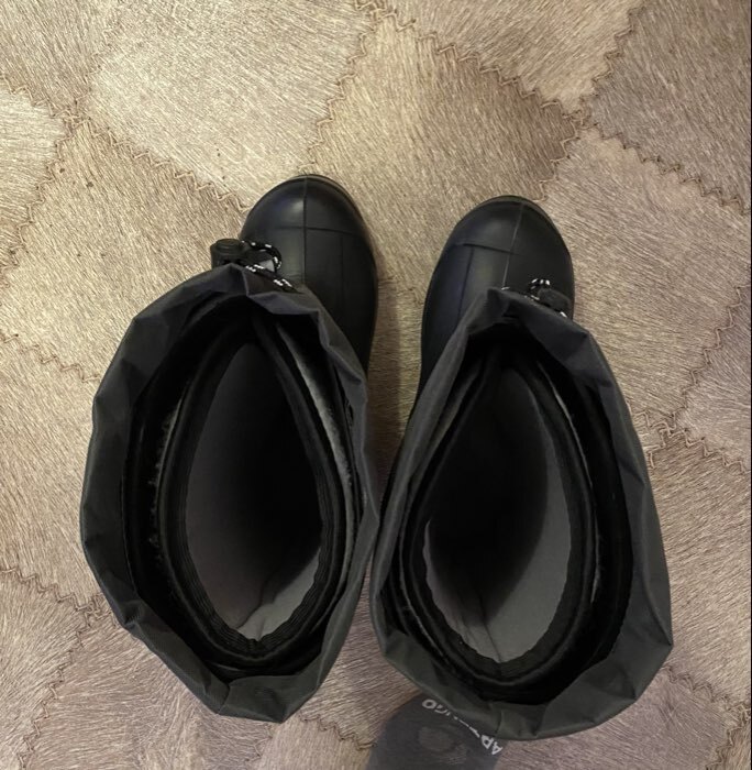 Фотография покупателя товара Зимние сапоги Torvi ЭВА+ПУ, 5-слойный вкладыш -45°С, цвет чёрный, размер 43 - Фото 9