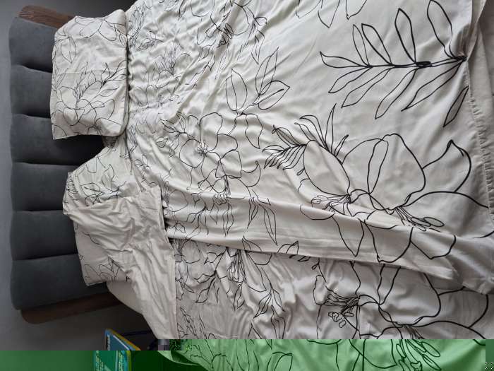 Фотография покупателя товара Постельное бельё дуэт «Этель» Graphic flowers, мако-сатин - Фото 8