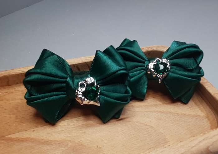 Фотография покупателя товара Декор для творчества металл «Мятое сердце-изумруд», серебро, зелёный, 1.8×1.7×0.5 см - Фото 1