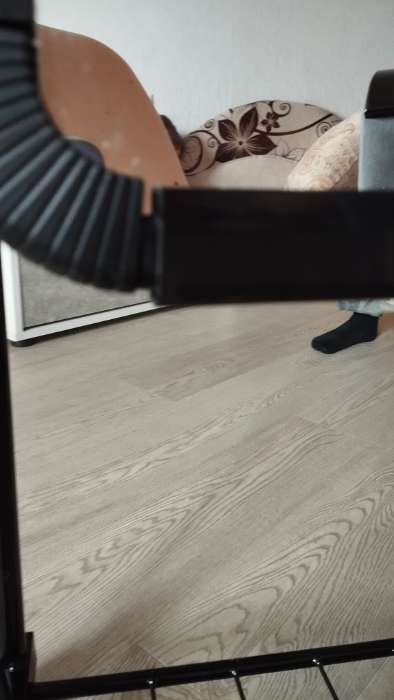 Фотография покупателя товара Зеркало напольное «Клик Мебель» Basic, на колёсиках, 44×160 см, цвет чёрный - Фото 4