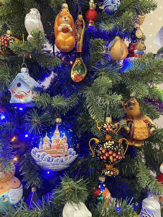 Фотография покупателя товара Ёлочные игрушки «Чаепитие», набор: кофейник-6.5 см, самовар-10.5 см, чайник-5 см - Фото 1