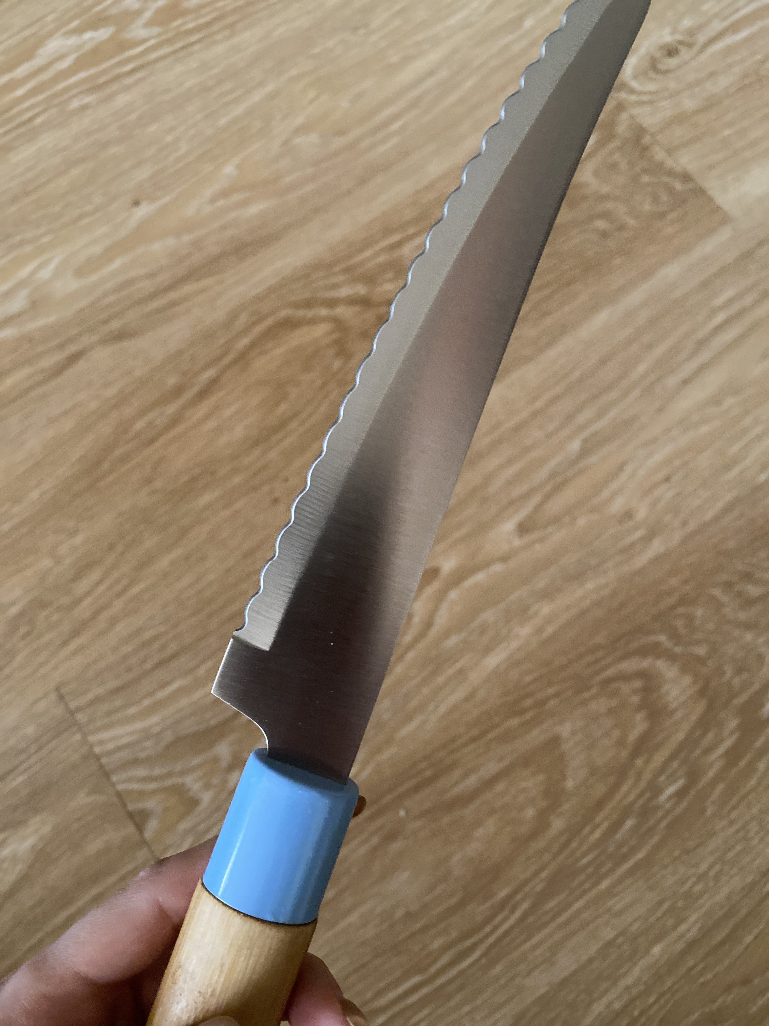 Фотография покупателя товара Нож для хлеба Heаven, лезвие 17,5 см, цвет МИКС - Фото 1