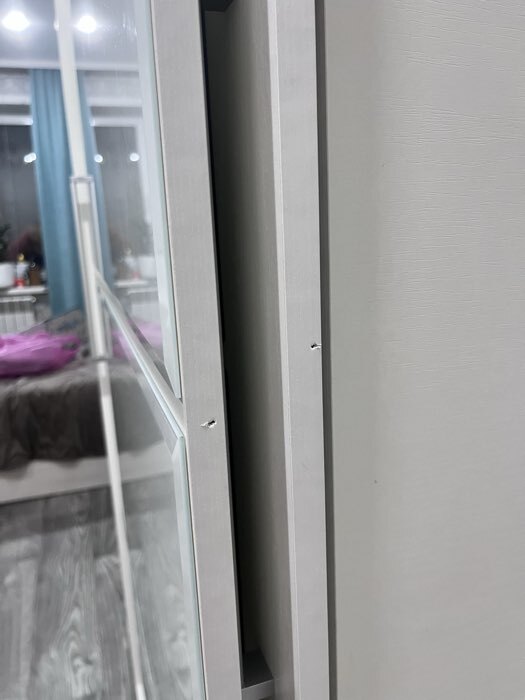 Фотография покупателя товара Шкаф – купе «Лорд», с зеркалом, 2 ящика, 2001×600×2200 мм, цвет белый - Фото 13