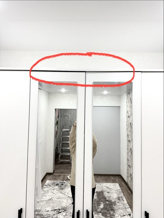 Фотография покупателя товара Шкаф четырехстворчатый «Квадро», 1600×487×2200 мм, цвет белый - Фото 220