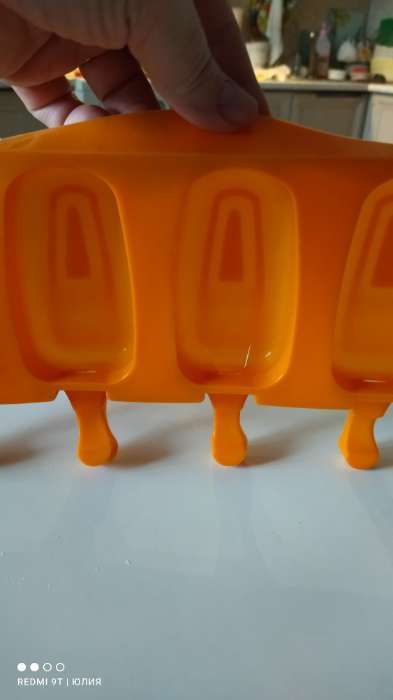 Фотография покупателя товара Форма для мороженого «Эскимо классика», силикон, 25,8×14,6×2,6 см, 4 ячейки, цвет МИКС - Фото 48
