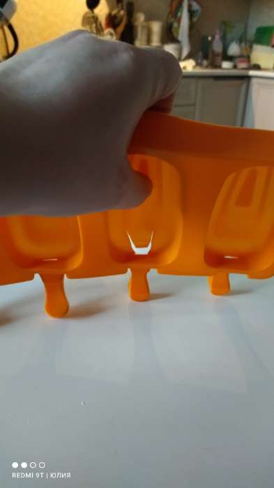 Фотография покупателя товара Форма для мороженого «Эскимо классика», силикон, 25,8×14,6×2,6 см, 4 ячейки, цвет МИКС - Фото 50