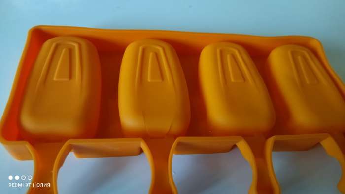 Фотография покупателя товара Форма для мороженого «Эскимо классика», силикон, 25,8×14,6×2,6 см, 4 ячейки, цвет МИКС - Фото 47