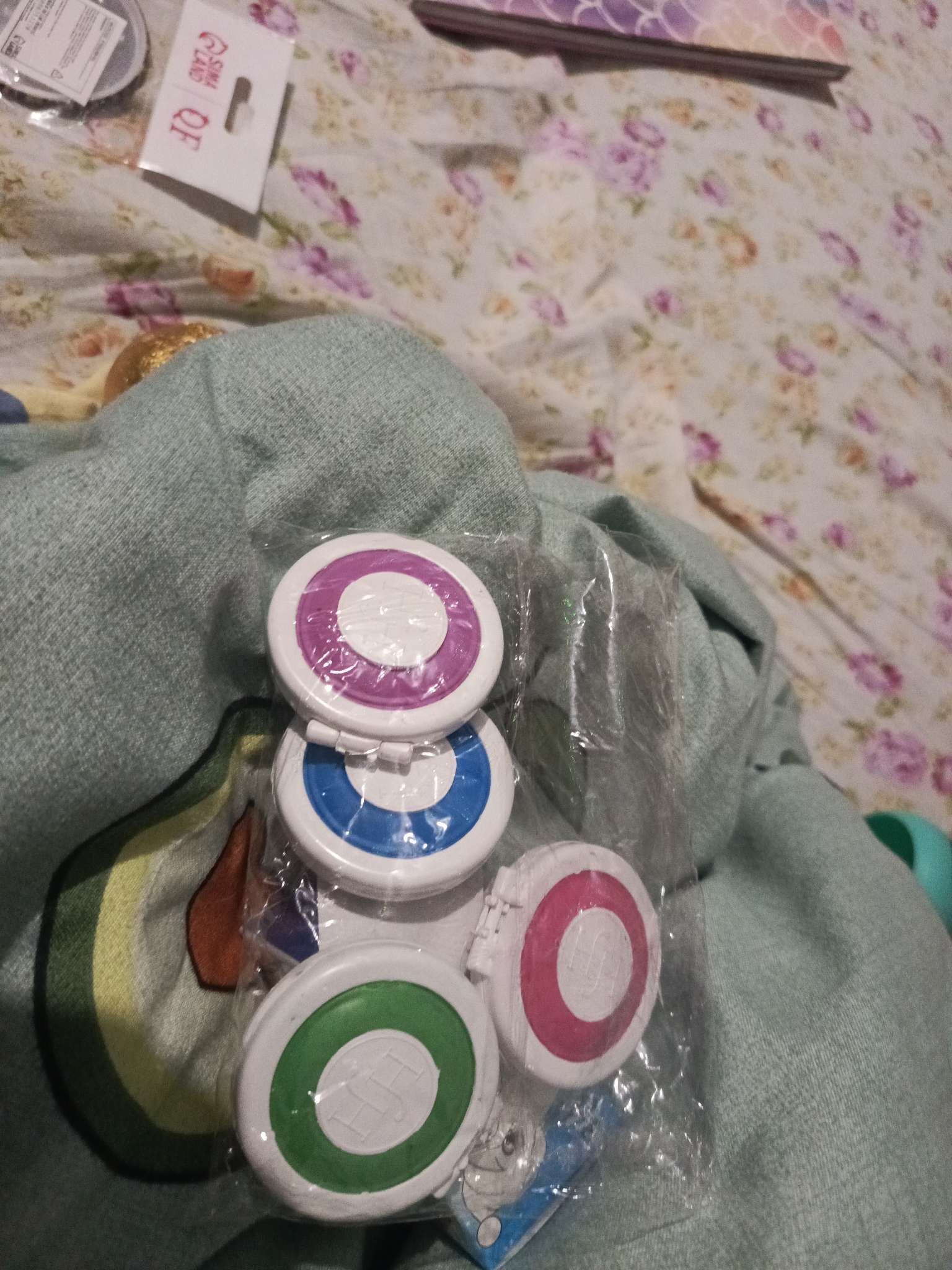 Фотография покупателя товара Набор мелков для волос, 4 цвета - Фото 1