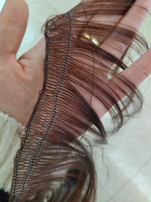 Фотография покупателя товара Волосы - тресс для кукол «Прямые» длина волос: 25 см, ширина:100 см, цвет № 6А - Фото 2