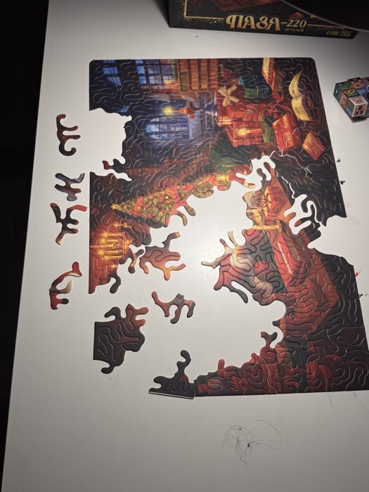 Фотография покупателя товара Пазл «В гостях у Деда Мороза», 220 деталей - Фото 1