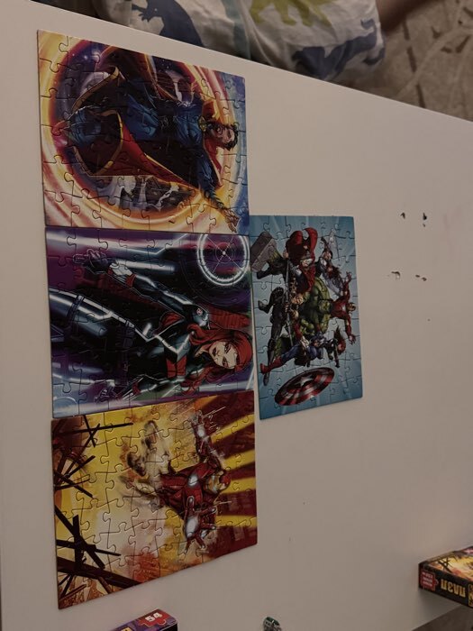 Фотография покупателя товара Пазлы детские для мальчиков «Мстители», набор 10в1, 54 детали в каждом - Фото 1