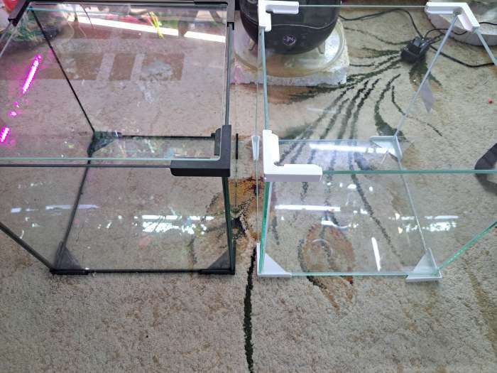 Фотография покупателя товара Аквариум «Куб» без покровного стекла, 27 л, 30×30×30 см, бесцветный шов - Фото 5