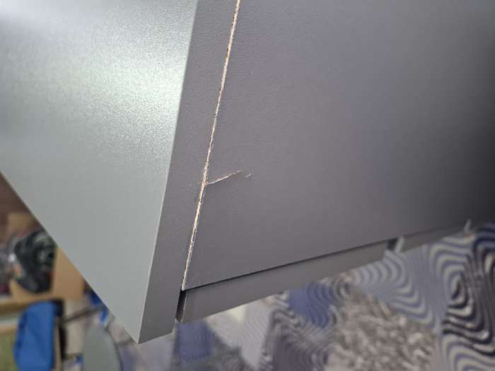 Фотография покупателя товара Комод напольный «Норд», 1 дверь, 4 ящика, 1200×450×900 мм, цвет белый глянец/белый - Фото 5