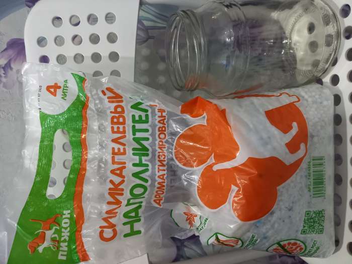 Фотография покупателя товара Наполнитель силикагелевый «Пижон», 4 л, аромат ванили - Фото 1