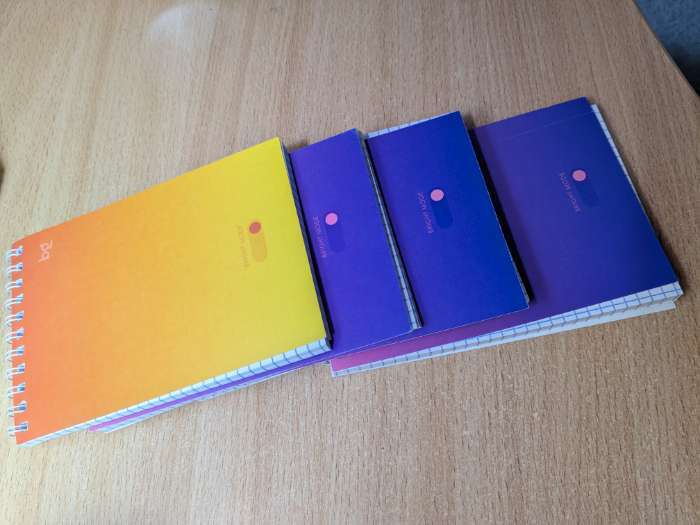 Фотография покупателя товара Блокнот А6, 60 листов в клетку, Bright monocolor, на гребне, МИКС - Фото 3