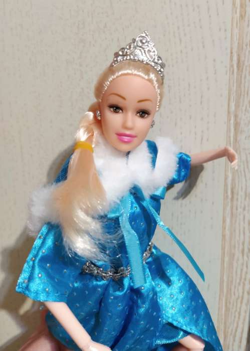 Фотография покупателя товара Кукла-модель шарнирная «Волшебная снегурочка» - Фото 5