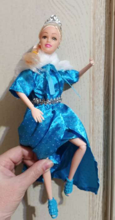 Фотография покупателя товара Кукла-модель шарнирная «Волшебная снегурочка» - Фото 3