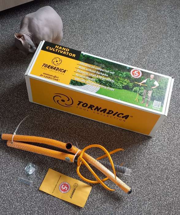Фотография покупателя товара Культиватор, 60×19.5 см, металлический черенок, TORNADICA - Фото 1