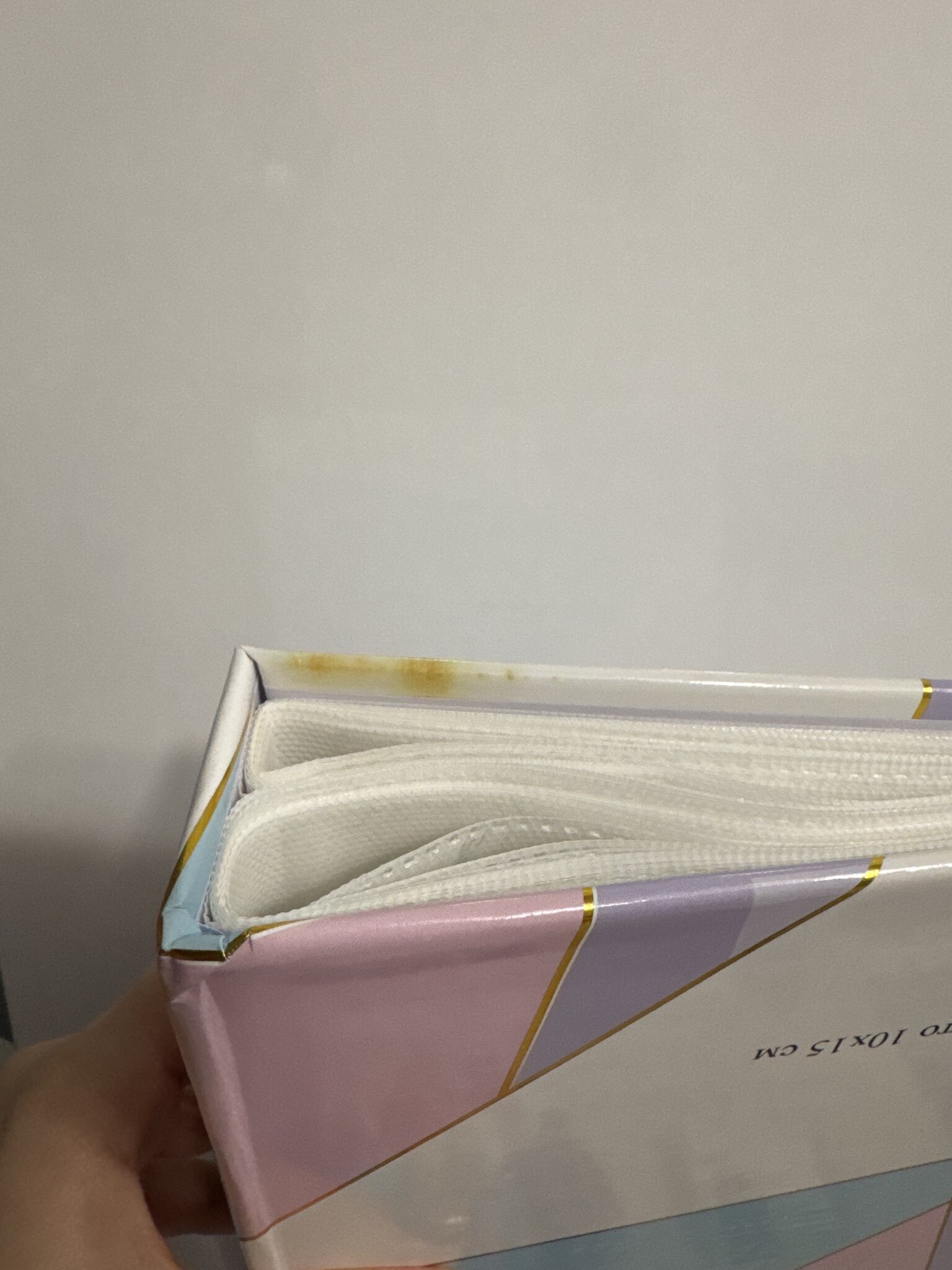 Фотография покупателя товара Фотоальбом на 300 фото 10×15 см «Геометрия», золото 33.5×17.5×5 см - Фото 1