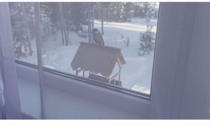 Фотография покупателя товара Кормушка-конструктор из ХДФ для птиц «Домик» своими руками, 21 × 18 × 21 см, Greengo