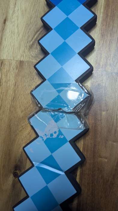 Фотография покупателя товара Мягкий меч «Крафт», большой, цвета МИКС - Фото 2