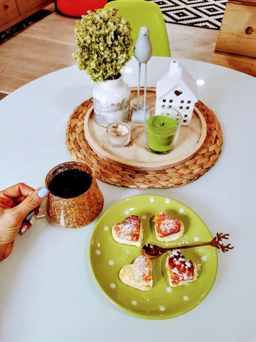 Фотография покупателя товара Тарелка керамическая десертная Доляна «Зелёный горох», d=19 см, цвет зелёный - Фото 1
