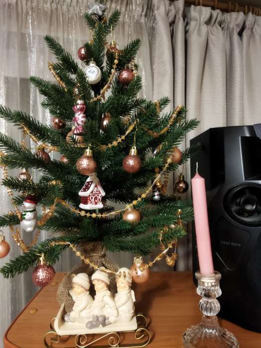 Фотография покупателя товара Ёлочные игрушки «Блеск», шары новогодние, набор 24 шт., d=3 см - Фото 1