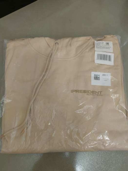 Фотография покупателя товара Худи President, размер М, цвет бежевый - Фото 3