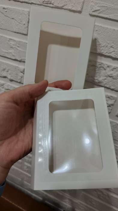 Фотография покупателя товара Коробка для 12 конфет, белая, с прозрачной ПВХ крышкой, 19×15×3.5 см - Фото 48