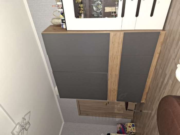 Фотография покупателя товара Шкаф четырёхстворчатый «Роджина», 1998×520×2400 мм, цвет дуб крафт/графит - Фото 35