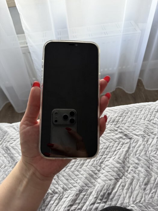 Фотография покупателя товара Чехол Activ SC123, для Apple iPhone 12 Pro Max, силиконовый, белый - Фото 1