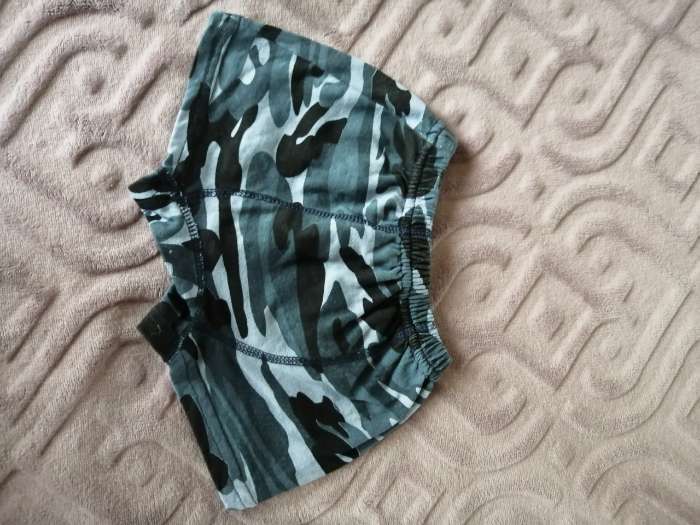 Фотография покупателя товара Трусы-боксеры для мальчика, цвет серый/камуфляж, рост 98-104 см - Фото 1