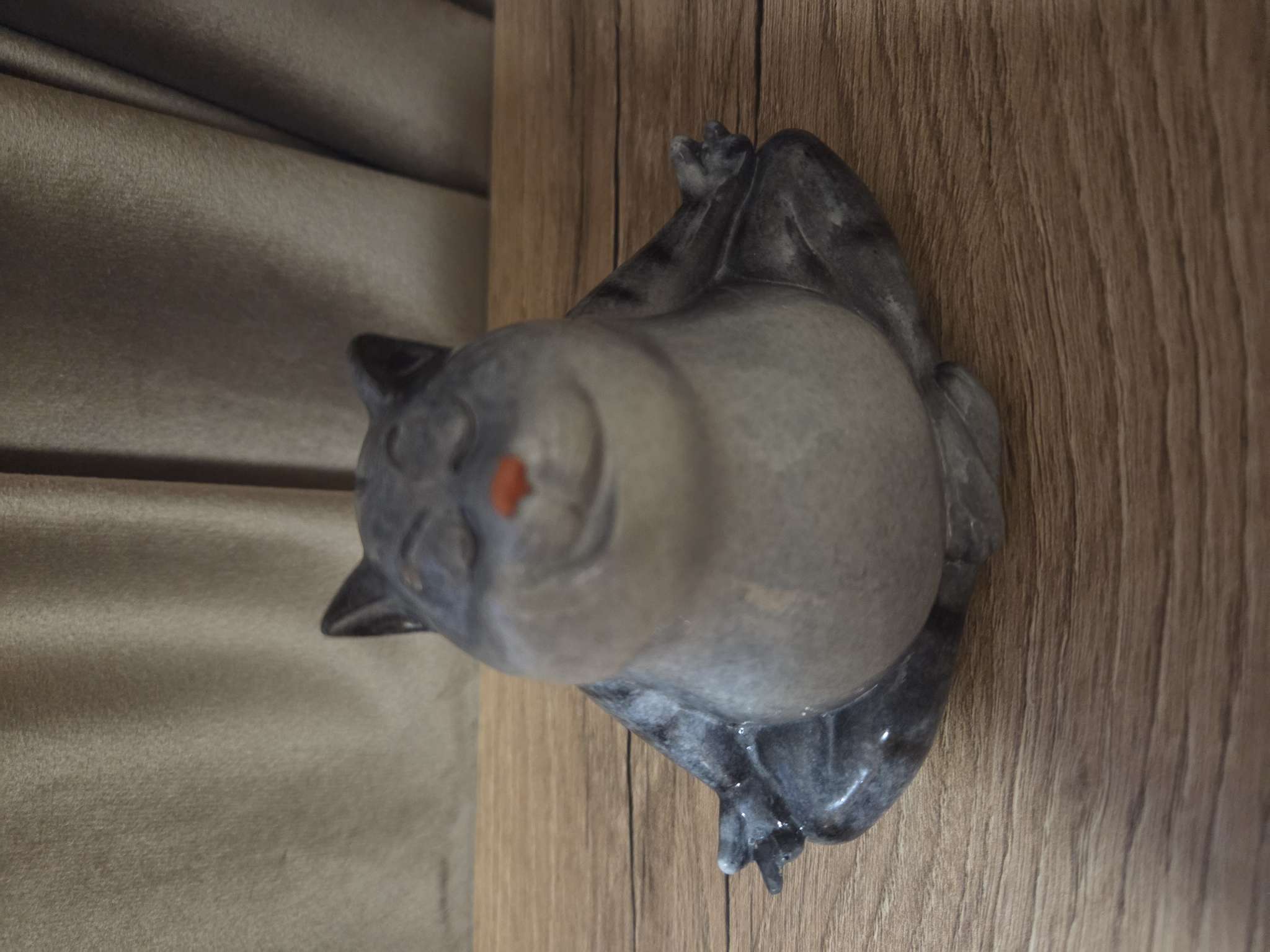 Фотография покупателя товара Фигурка полистоун лак «Котик-йог», 10×7.5×9 см, МИКС - Фото 1