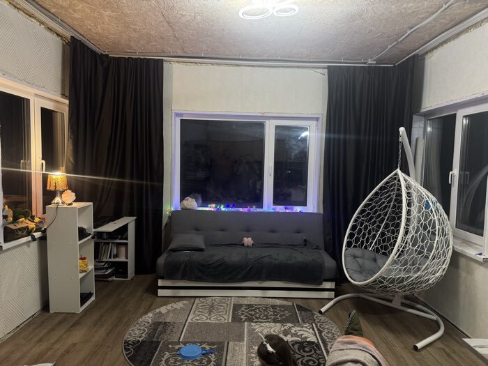 Фотография покупателя товара Диван прямой «Манго 1», спальное место 1100×1920 мм, обивка ткань, цвет орех/нео графит - Фото 1