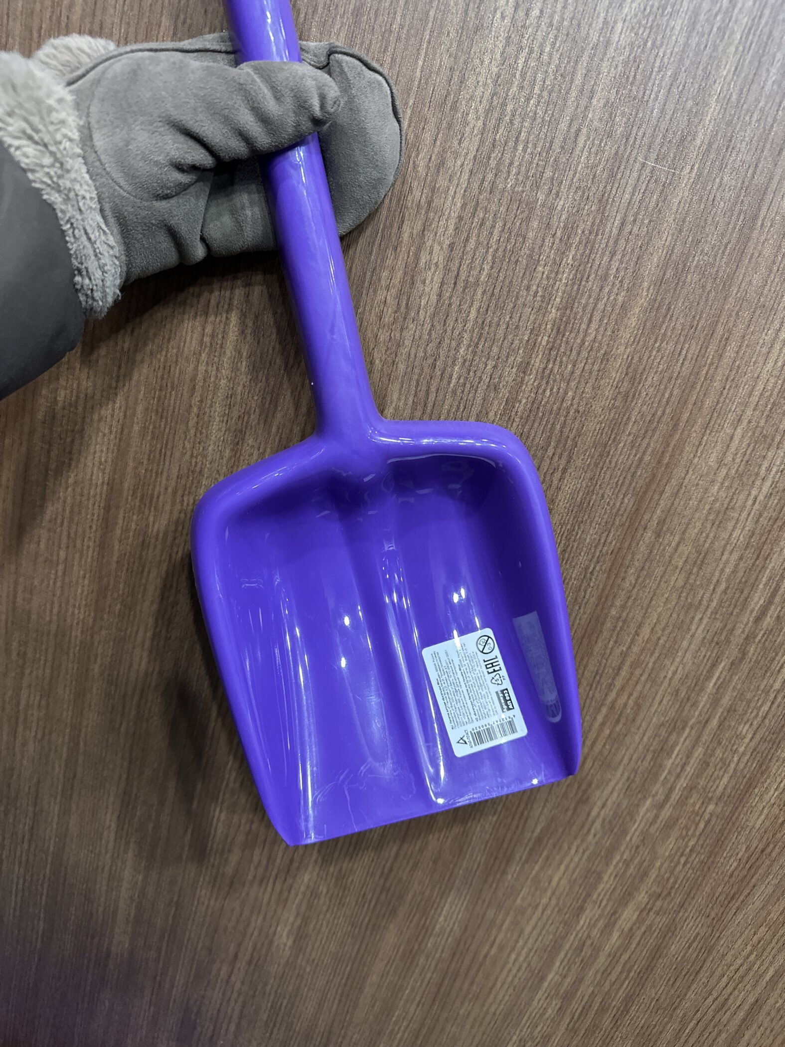 Фотография покупателя товара Лопата детская «Богатырь», 66 см, МИКС - Фото 1