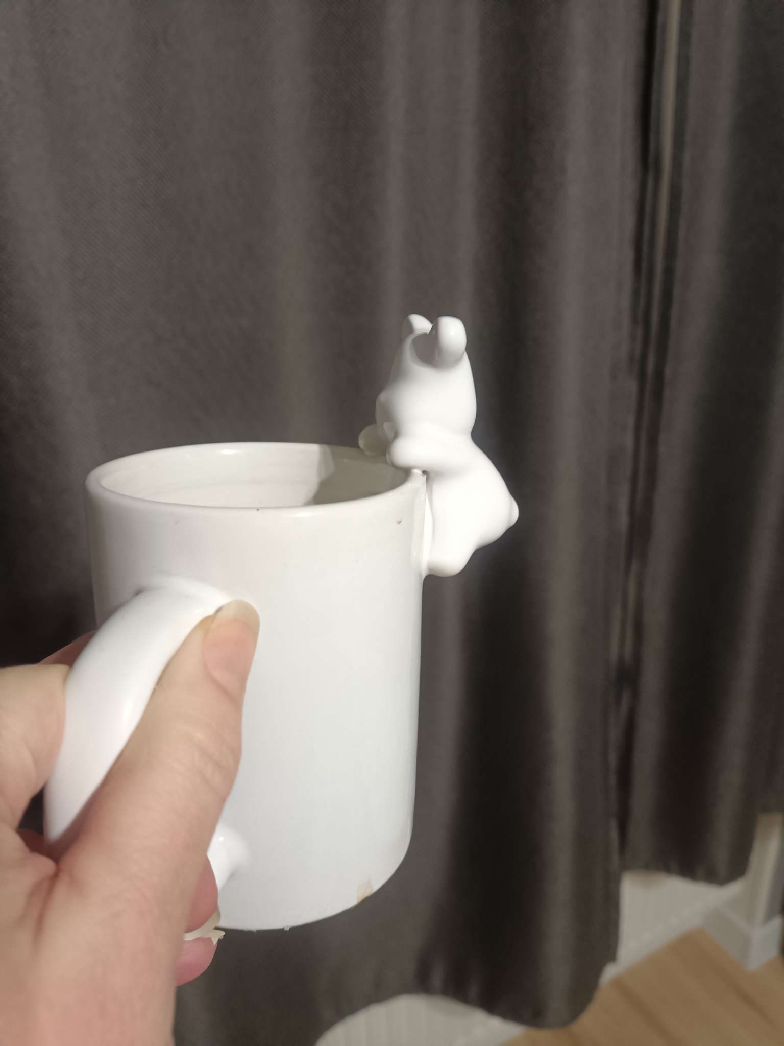 Фотография покупателя товара Кружки Доляна «Мишка Отто», 290 мл, 11.5×8×13.5 см, набор 2 шт., доломит, белые - Фото 7