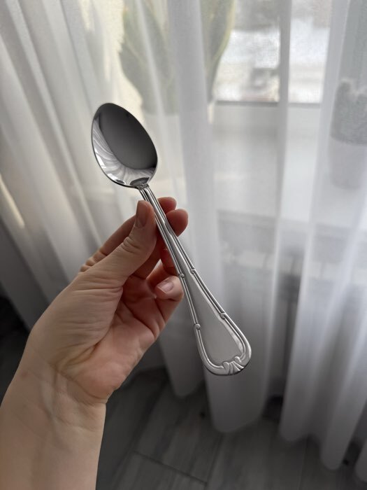 Фотография покупателя товара Столовая ложка Hanna Knövell Asnen, 20.7 см, толщина 3 мм, нержавеющая сталь, серебристая - Фото 1