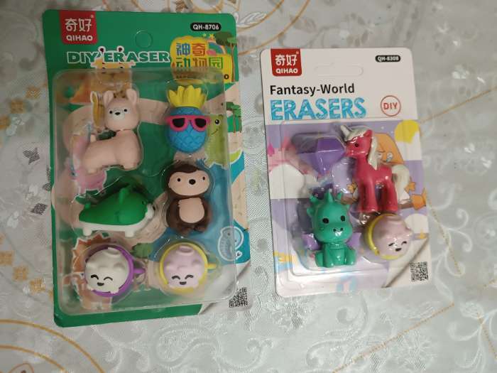 Фотография покупателя товара Игровой набор ластиков «Яркие краски», 6 шт., МИКС - Фото 13