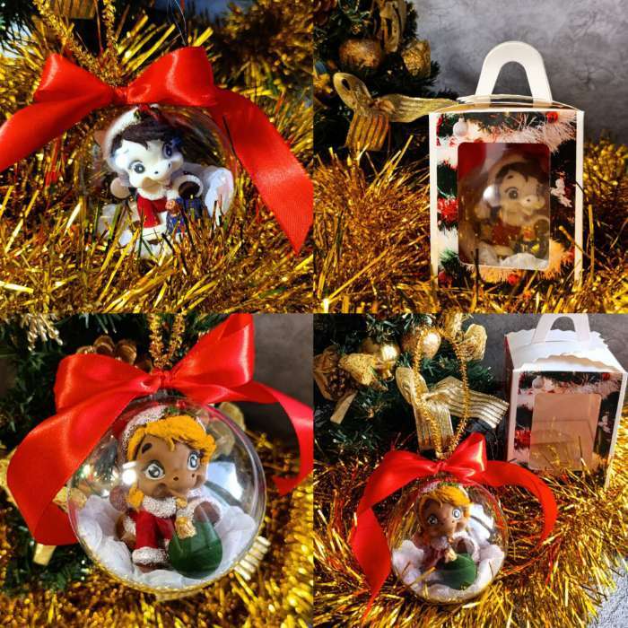 Фотография покупателя товара Ёлочный шар заготовка, раздельные части «Шар», диаметр собранного 10 см - Фото 1