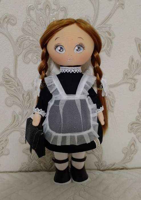 Фотография покупателя товара Волосы - тресс для кукол «Прямые» длина волос: 25 см, ширина:100 см, цвет № 27В - Фото 2