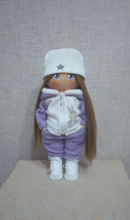 Фотография покупателя товара Волосы - тресс для кукол «Прямые» длина волос: 25 см, ширина:100 см, цвет № 27В - Фото 1