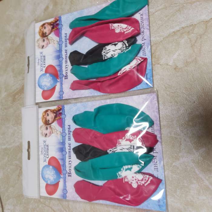 Фотография покупателя товара Шар воздушный латексный «С Днем рождения!», 12 дюйм, 5 штук, Холодное сердце - Фото 11